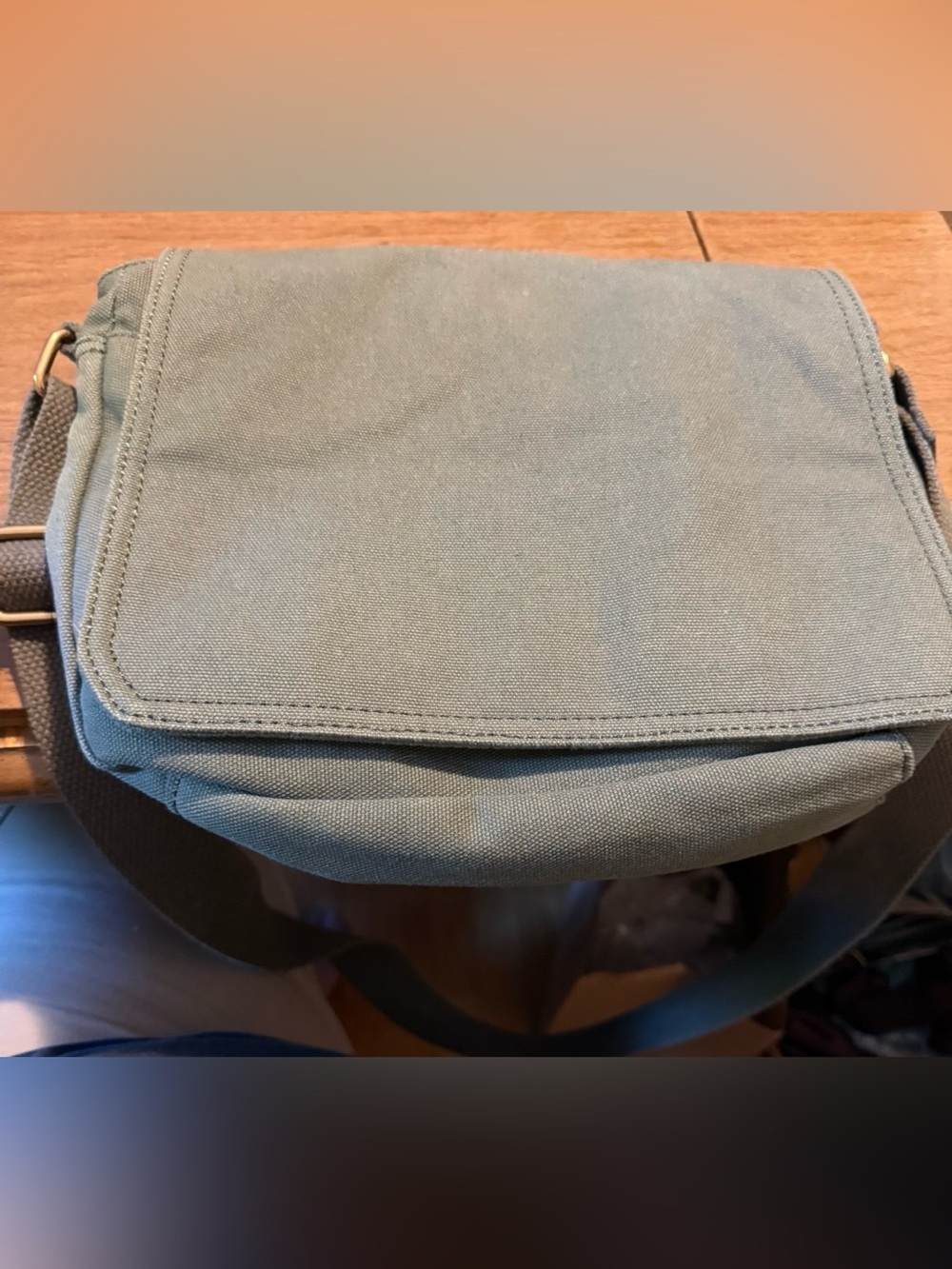 Unisex Brandy Melville Canvas Messenger Bag